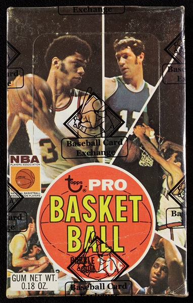 1970 Topps Basketball 1st Series Vending Box (500) (Fritsch/BBCE)