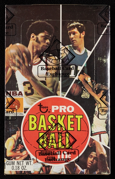 1970 Topps Basketball 2nd Series Vending Box (500) (Fritsch/BBCE)