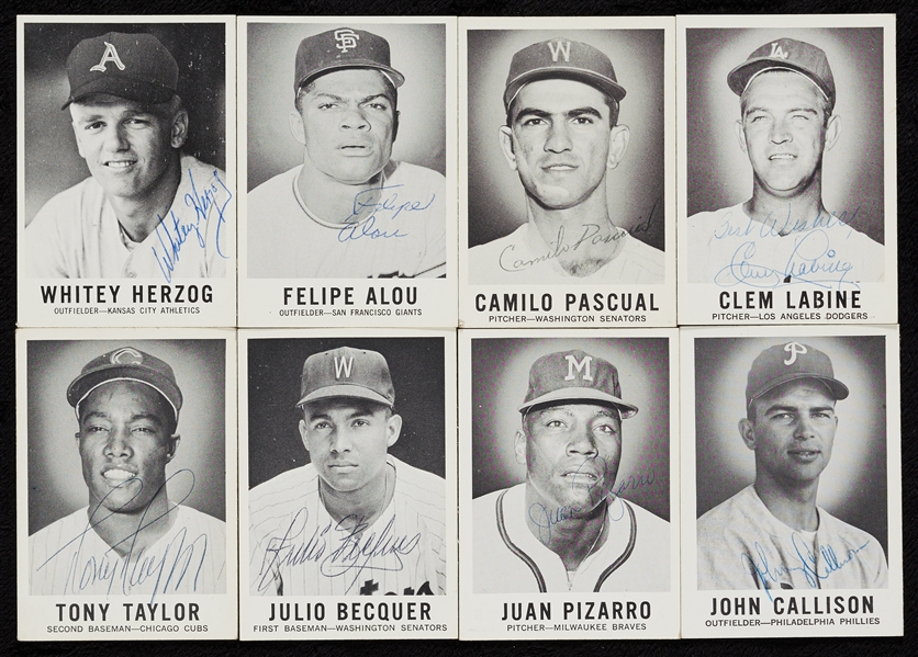 Signed 1960 Leaf Baseball Near Set (119/144)