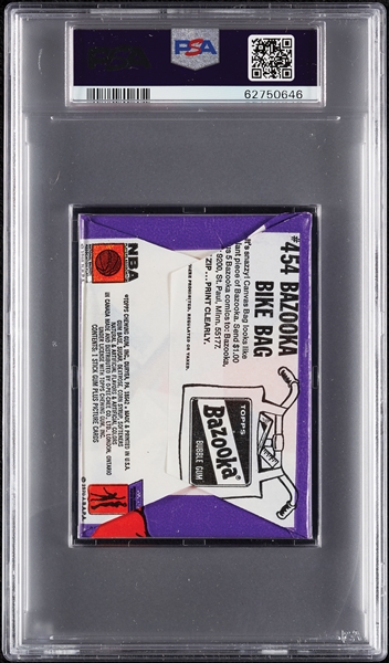 1972 Topps Basketball Wax Pack - Kareem Abdul-Jabbar Back (Graded PSA 8)