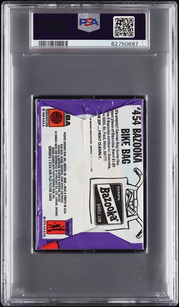 1972 Topps Basketball Wax Pack - Jerry West Back (Graded PSA 8)