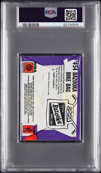 1972 Topps Basketball Wax Pack - Hal Greer Back (Graded PSA 9)