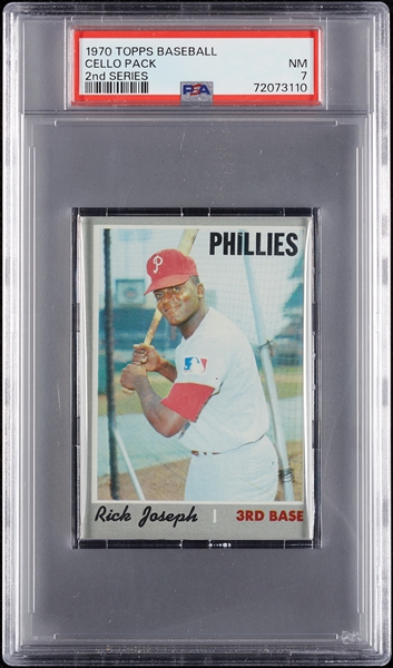 1970 Topps Baseball 2nd Series Cello Pack (Graded PSA 7)