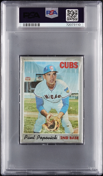 1970 Topps Baseball 2nd Series Cello Pack (Graded PSA 7)