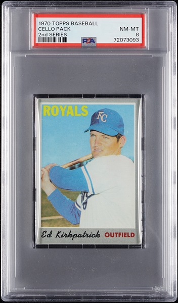 1970 Topps Baseball 2nd Series Cello Pack (Graded PSA 8)