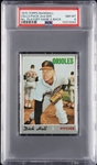 1970 Topps Baseball 2nd Series Cello Pack - NL Playoff Game 2 Back (Graded PSA 8)