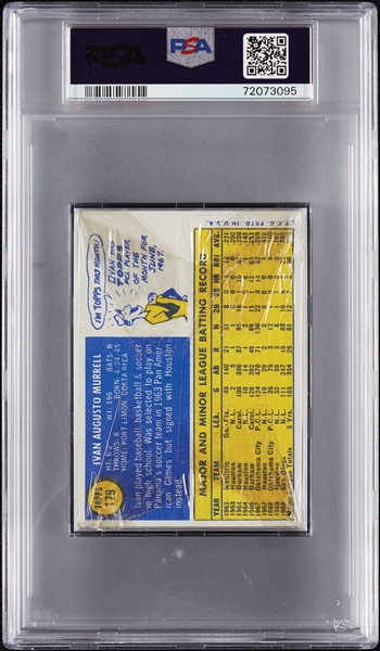 1970 Topps Baseball 2nd Series Cello Pack (Graded PSA 9)