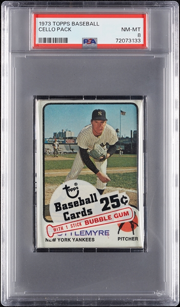 1973 Topps Baseball Cello Pack (Graded PSA 8)