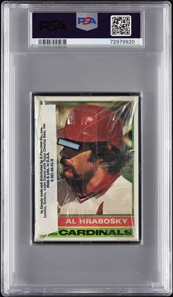 1976 Topps Baseball Cello Pack (Graded PSA 9)