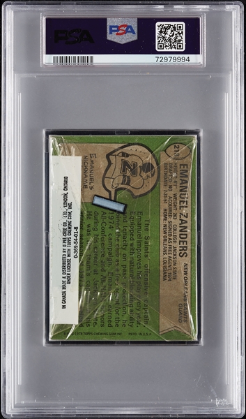 1978 Topps Football Cello Pack (Graded PSA 8)