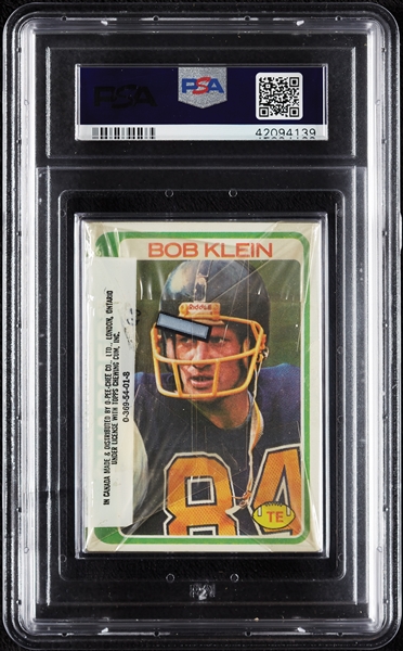 1978 Topps Football Cello Pack (Graded PSA 9)