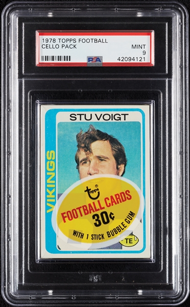 1978 Topps Football Cello Pack (Graded PSA 9)