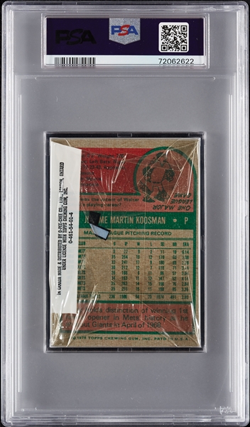 1975 Topps Baseball Cello Pack - Jim Rice RC Top (Graded PSA 9)