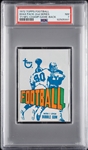 1972 Topps Football 2nd Series Wax Pack - 71 NFL Championship Back (Graded PSA 7)