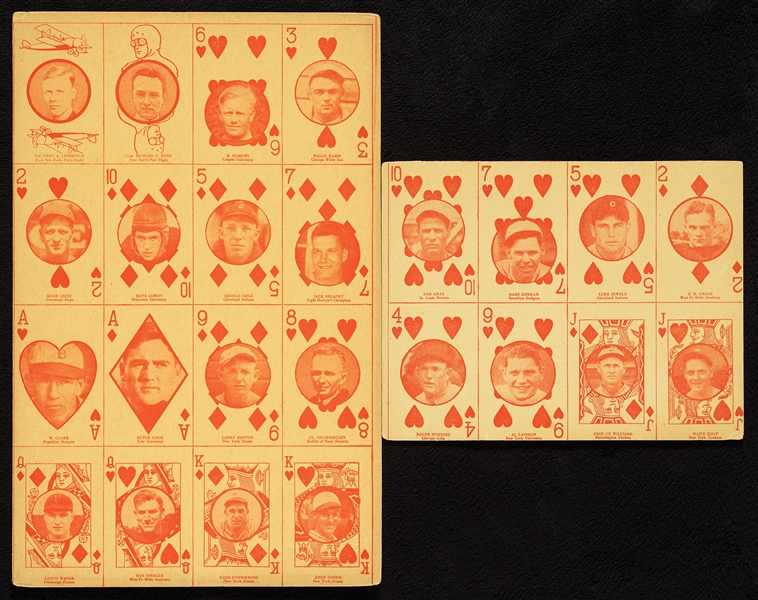 1927 W560 Red Uncut 1 ½ Sheets (24)