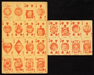 1927 W560 Red Uncut 1 ½ Sheets (24)