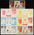 1960 Clemente/Berra/Boyer Bazooka Panel With Six Color Proofs (7)