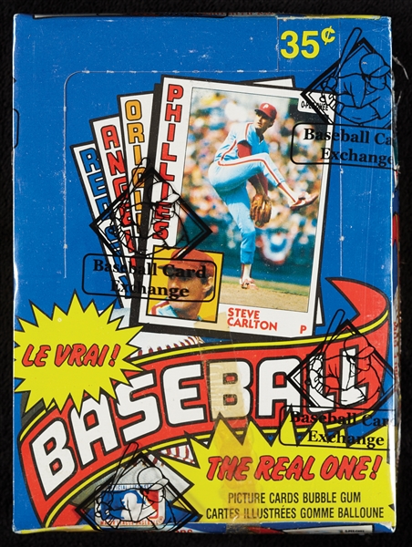 1984 O-Pee-Chee Baseball Wax Box (36) (BBCE)