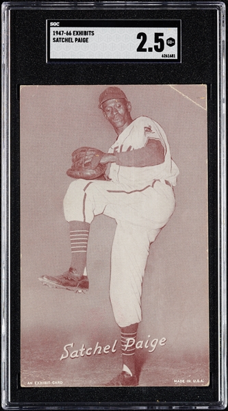 1947-66 Exhibits Satchel Paige SGC 2.5