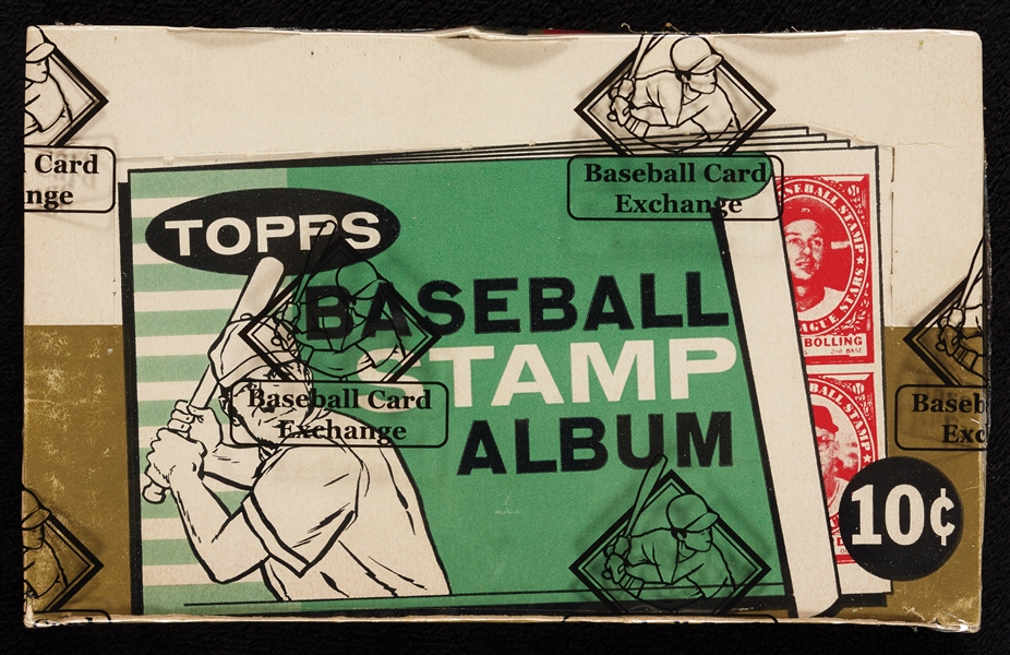 1961 Topps Baseball Stamps Album Wax Box (12) (BBCE)