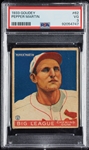 1933 Goudey Pepper Martin No. 62 PSA 3