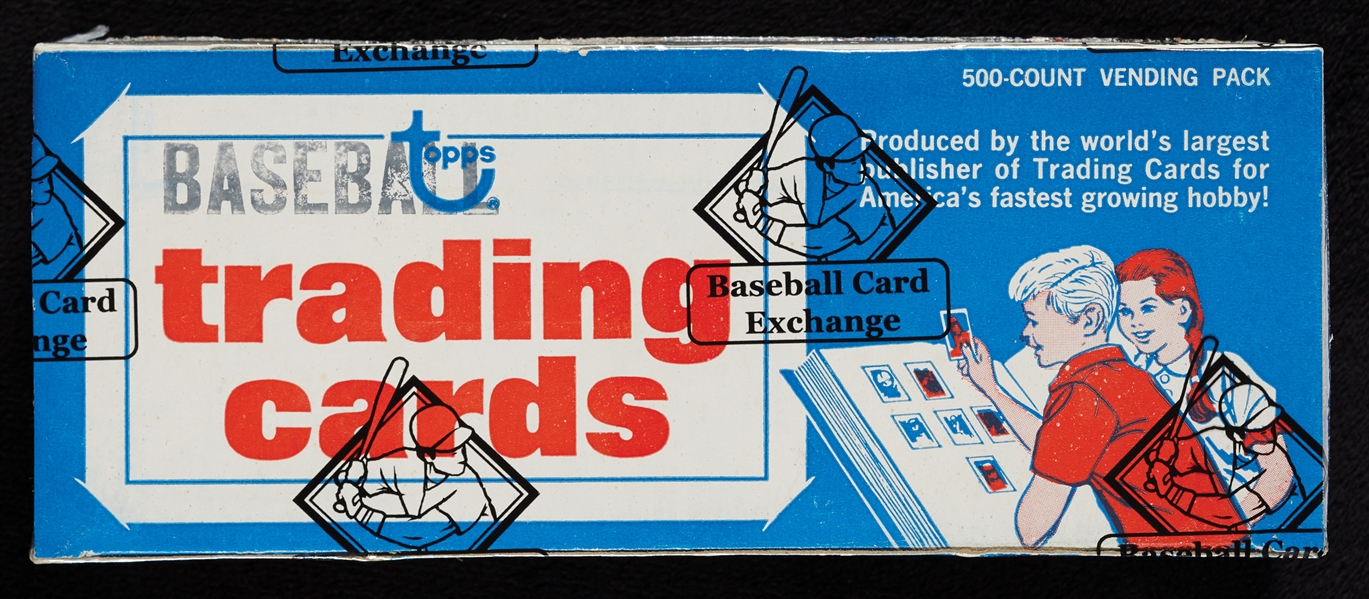 1971 Topps Baseball 2nd Series Vending Box (500) (Fritsch/BBCE)