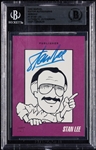 Stan Lee Signed 1992 Marvel Editor Autographs Series 2 Card (BAS)