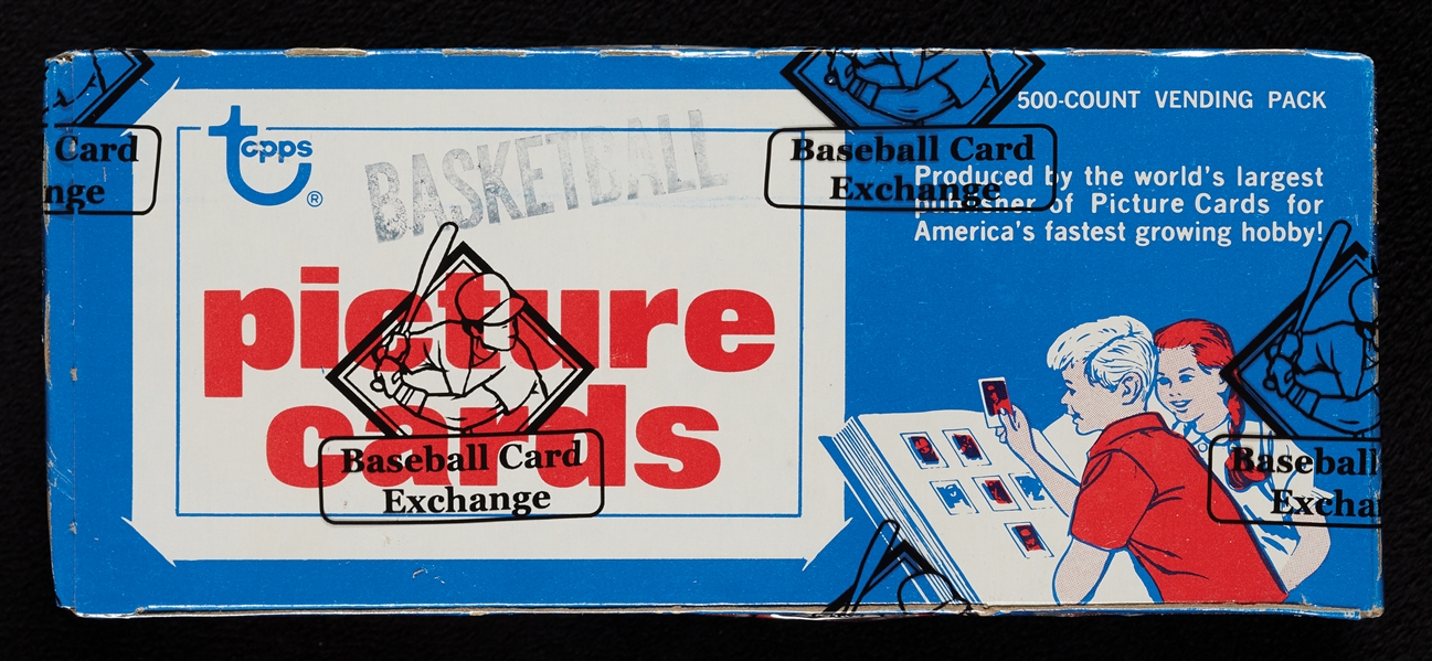 1979-80 Topps Basketball Vending Box (500) (Fritsch/BBCE)