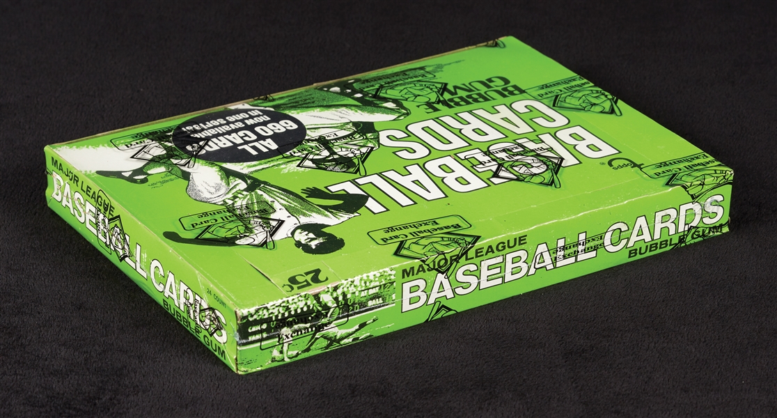 1975 Topps Baseball Cello Box (24) (Fritsch/BBCE) (FASC)