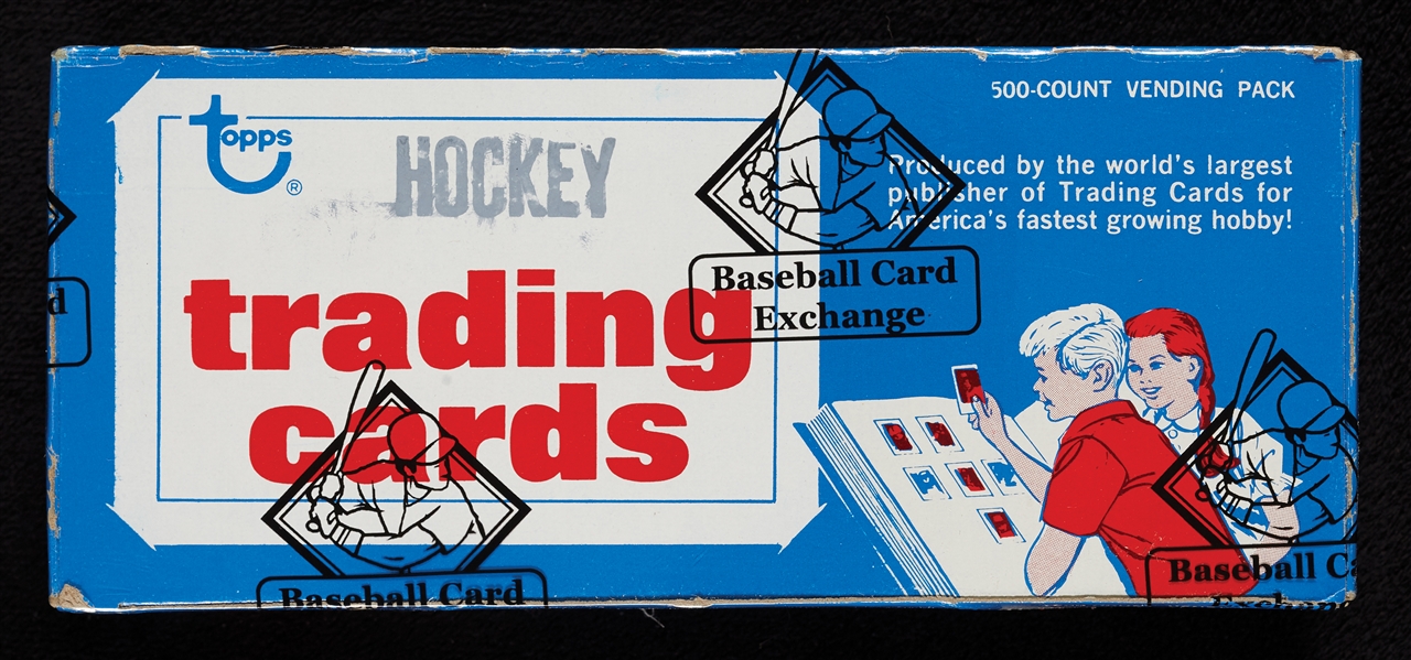 1975-76 Topps Hockey Vending Box (500) (Fritsch/BBCE)