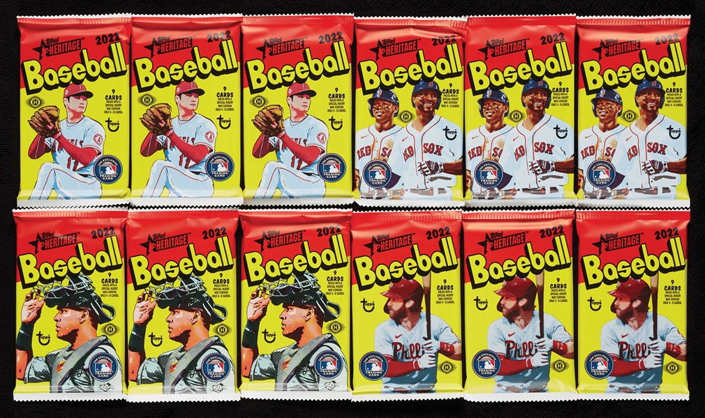 2001-22 Topps Heritage Baseball Unopened Pack Bonanza (98)