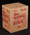 1985 Topps Baseball Rack Pack Case (3/24)