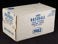 1982 Fleer Baseball Vending Sealed Case (24/500)