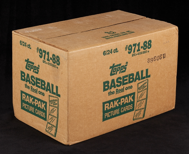 1988 Topps Baseball Rack Pack Sealed Case (6/24)