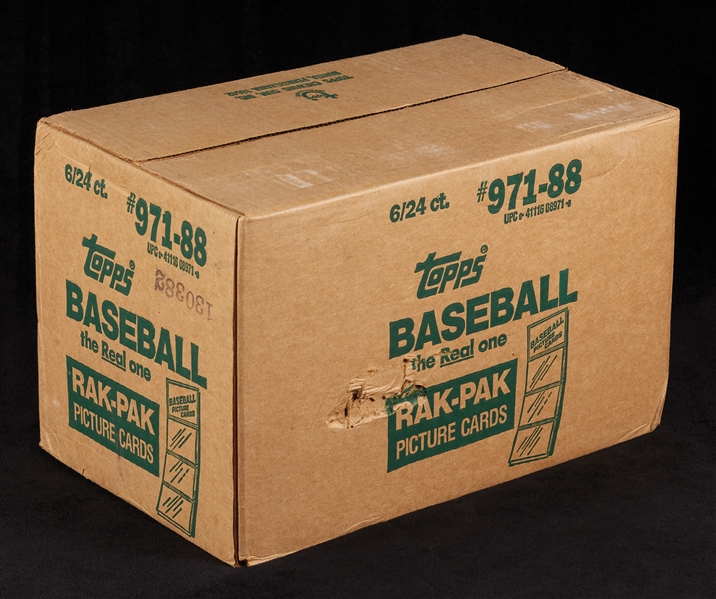 1988 Topps Baseball Rack Pack Sealed Case (6/24)