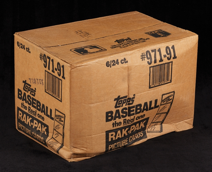 1991 Topps Baseball Rack Pack Case (6/24)