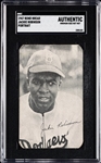 1947 Bond Bread Jackie Robinson Portrait SGC Authentic