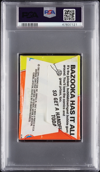 1980 Topps Basketball Wax Pack (Graded PSA 7)