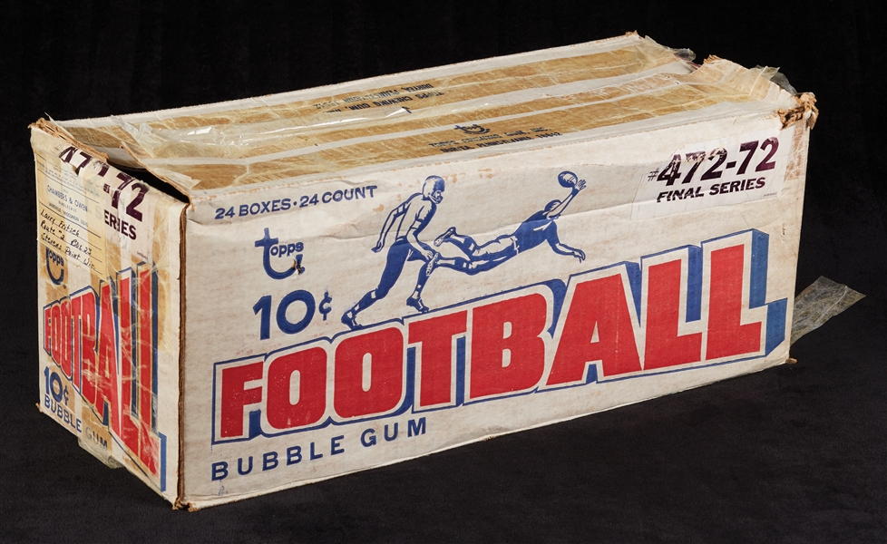 1972 Topps Football High Number Empty Case