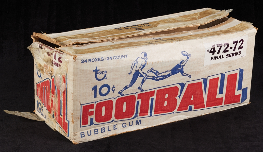 1972 Topps Football High Number Empty Case