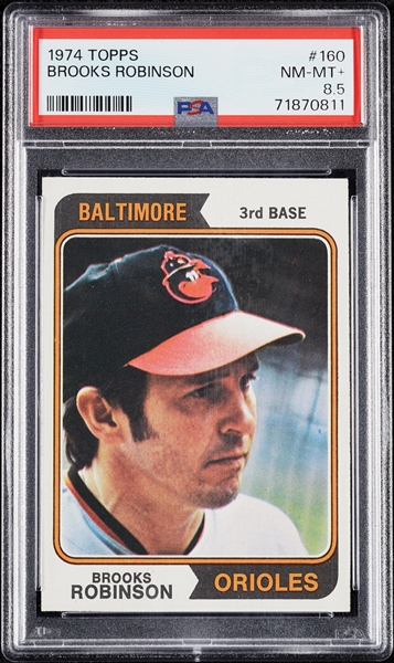 1974 Topps Brooks Robinson No. 160 PSA 8.5