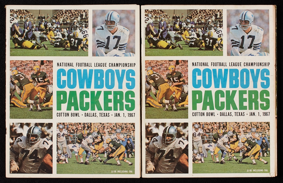 1966 NFL Championship Programs (Packers vs. Cowboys) (2)