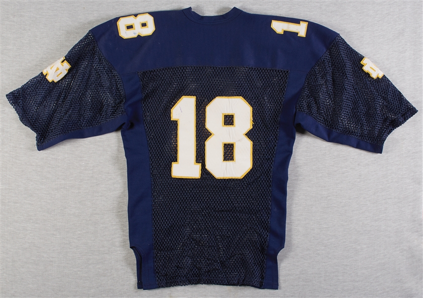 1985-88 Game-Worn Notre Dame Home Jersey