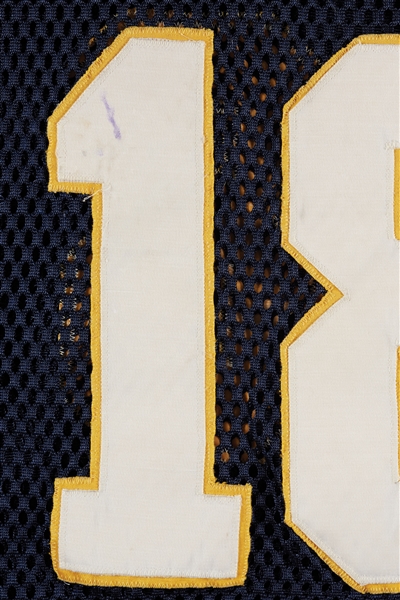 1985-88 Game-Worn Notre Dame Home Jersey