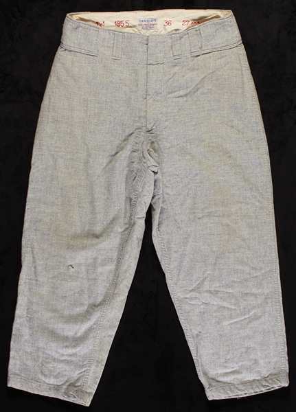 1955 Grady Hatton Game-Worn Red Sox Pants