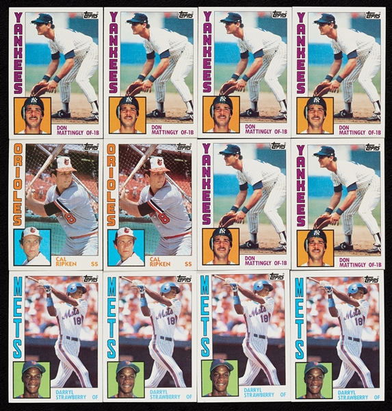 1984 Topps Baseball Complete Set Group (6)