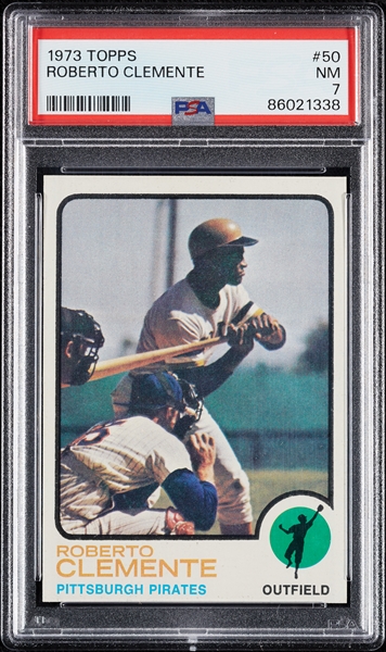 1973 Topps Roberto Clemente No. 50 PSA 7