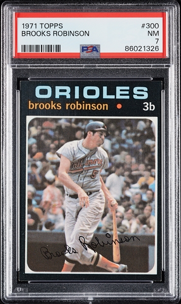 1971 Topps Brooks Robinson No. 300 PSA 7