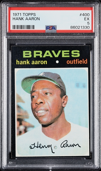 1971 Topps Hank Aaron No. 400 PSA 5