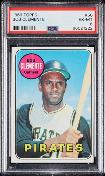 1969 Topps Roberto Clemente No. 50 PSA 6